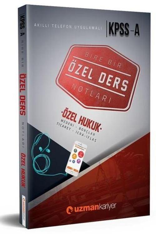 KPSS A Özel Hukuk Özel Ders Notları