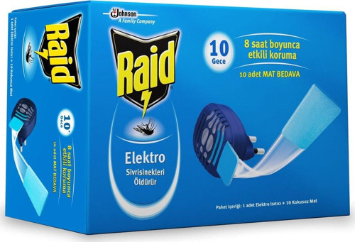 Elektro Mat Kokusuz Cihaz ve 10'lu Tablet Sivrisinek