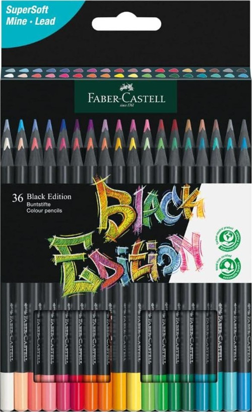 116436 - Renkli Kalemler Blackwood, Black Edition, 36'Lı Kutu