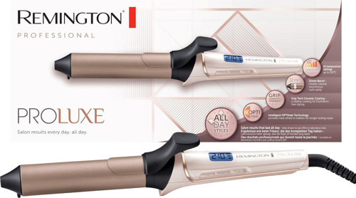 Saç Maşası Proluxe Ci9132, Büyük Bukleler Için 32 Mm, Optiheat Teknolojisi, Pembe Altın