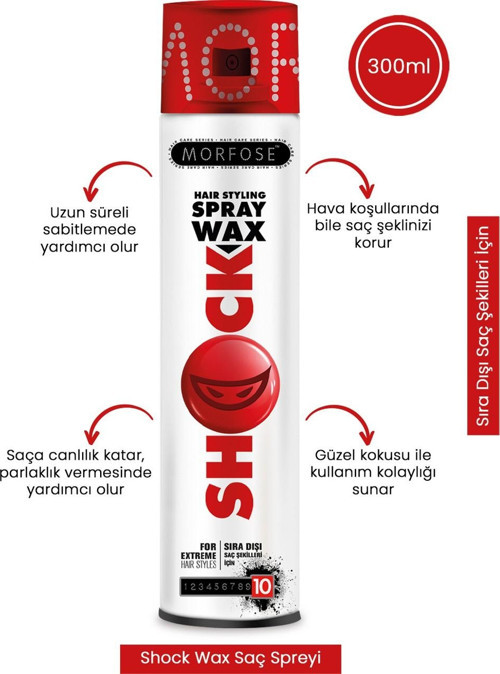 SHOCK SAÇ SPREYİ 300ML
