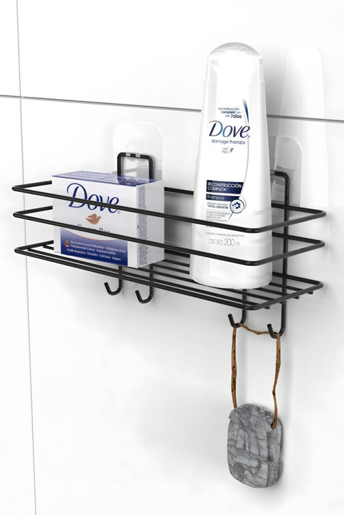 Yapışkanlı 4 Kancalı Mutfak Düzenleyici Mutfak Aksesuar Baharatlık Yağdanlık Mutfak Rafı Askılık