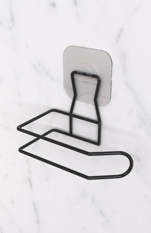 Sticker Yapışkanlı Dekoratif WC Tuvalet Kağıdı Tutacağı Şık Banyo Aksesuarı WC Kağıtlık