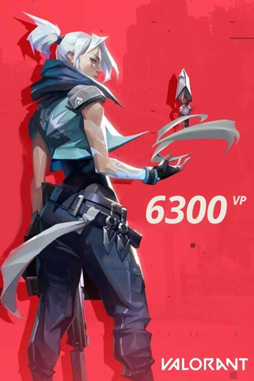 6300 Vp Valorant Points Tr