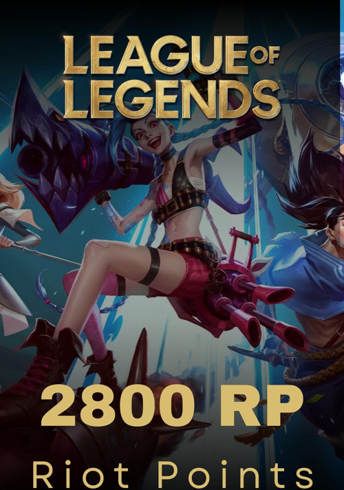League Of Legends 2800 Rp Riot Points