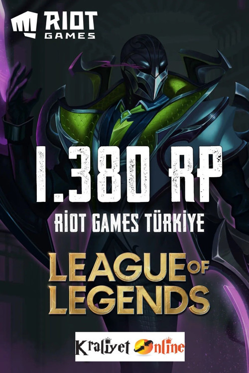 League Of Legends 1380 Riot Points-Lol 1380 Rp Tr