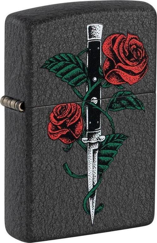 Çakmak 49778 Rose Dagger Tattoo Design