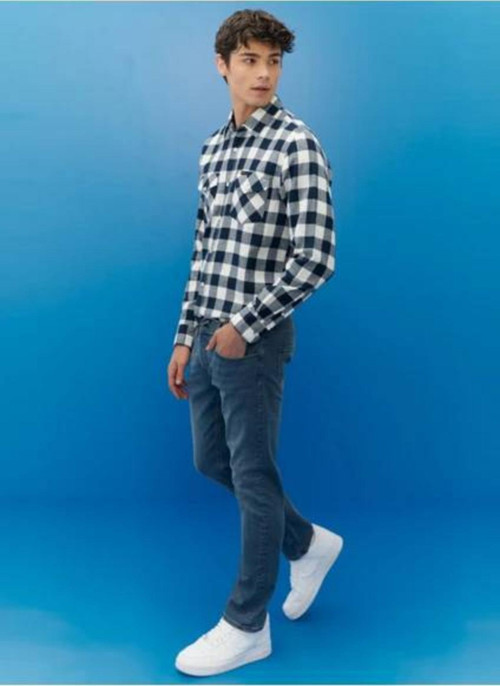 Daren Regular Straight Fit Normal Bel Esnek Jean Kot Pantolon