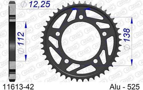 HONDA CBF600 Alüminyum Arka Dişli