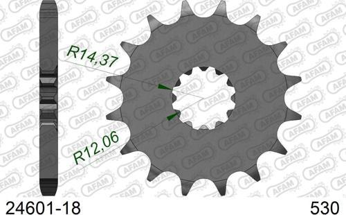 KAWASAKI ZX-12R Ninja (ZX1200) ÇELİK ÖN DİŞLİ #530