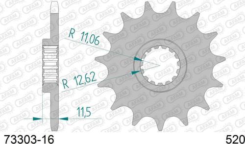KTM 640/690/790 DUKE ÇELİK ÖN DİŞLİ #520