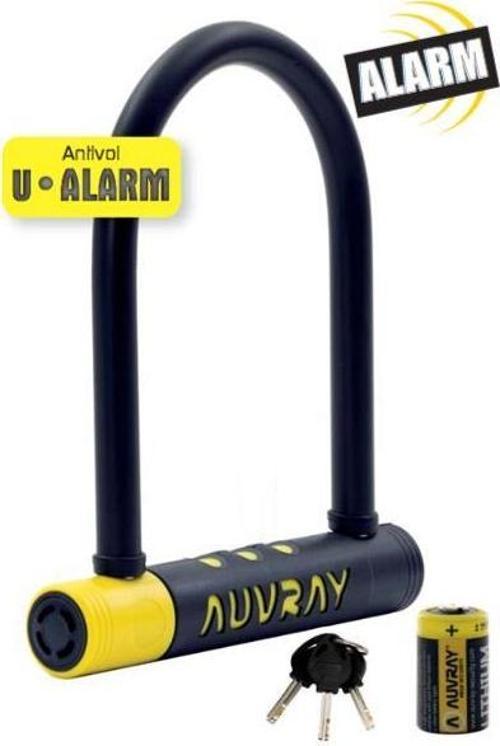 Alarmlı U Kilit Motosiklet Kilidi 90X210