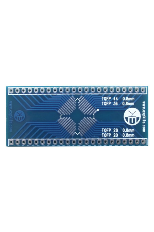 0.8Mm Tqfp Pcb Tqfp20 Tqfp28 Tqfp36 Tqfp44 Entegreler Için Dip Çevirici Pcb