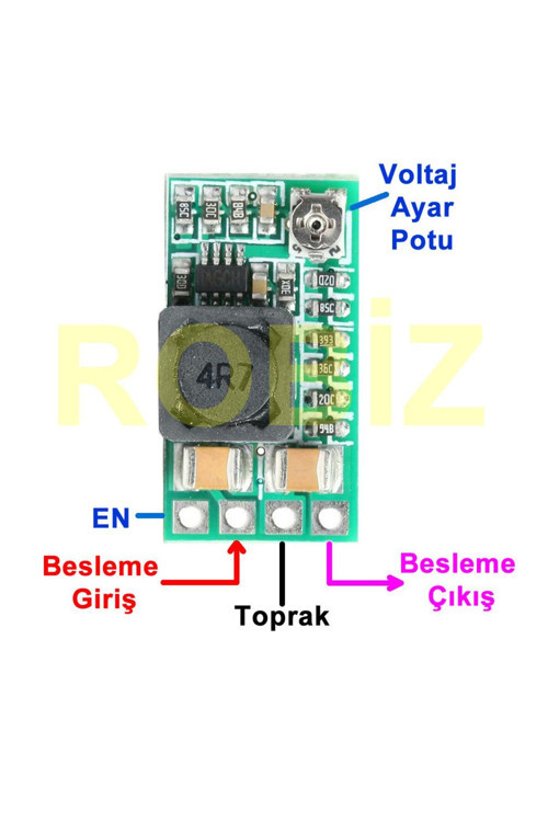 Mp2315 24V To 5V 2A Voltaj Düşürücü Modül Güç Kaynağı Voltaj Ayarlanabilir Ve Sabit Çıkış