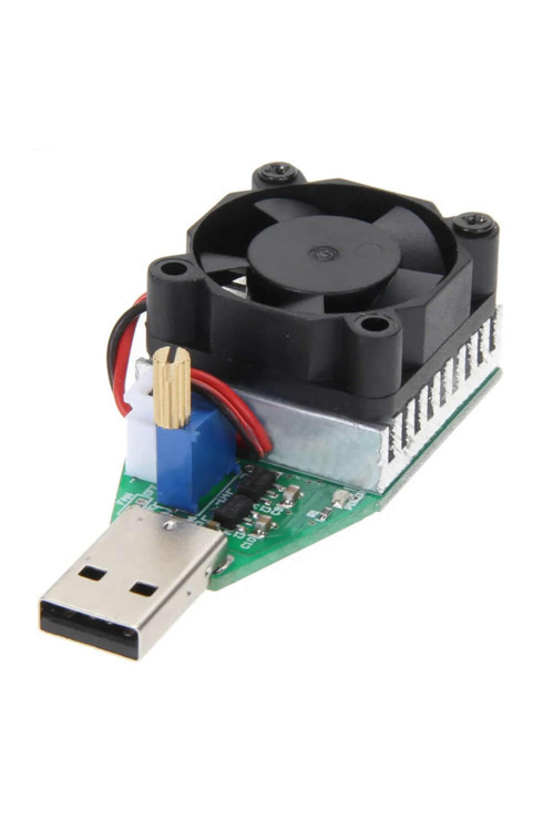 Usb 15W 3.7V 13V 0.15A/3.0A Elektronik Yük / Deşarj Kartı Fan Soğutuculu Pil Akü Powerbank Kapasite