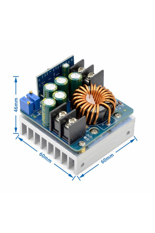 400W 12V / 60V 15A Voltaj Düşürücü Modül Güç Kaynağı Voltaj Ve Akım Ayarlanabilir Dc Dc Step Down