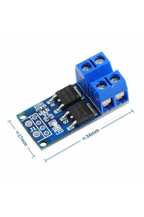 15A 400W Pwm Kontrollü Mosfet Anahtarlama Kartı Motor Led Selonoi