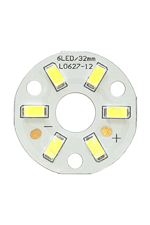 5730 12V 3W 32Mm Beyaz Led Modül Aluminyum Pcb 6 Led Lamba Aydınlatma Işık