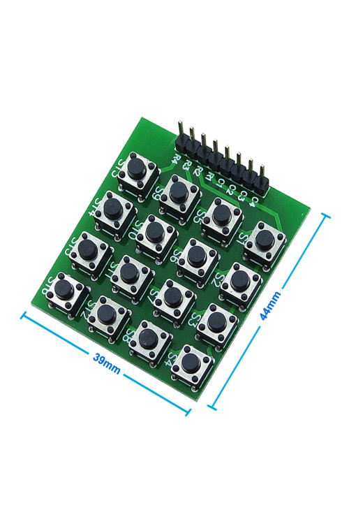 4 X 4 Matrix Keyboard Keypad 16 Buton Tuş Takımı Keyboard Klavye Alarm Şifre Kilit Güvenlik Röle