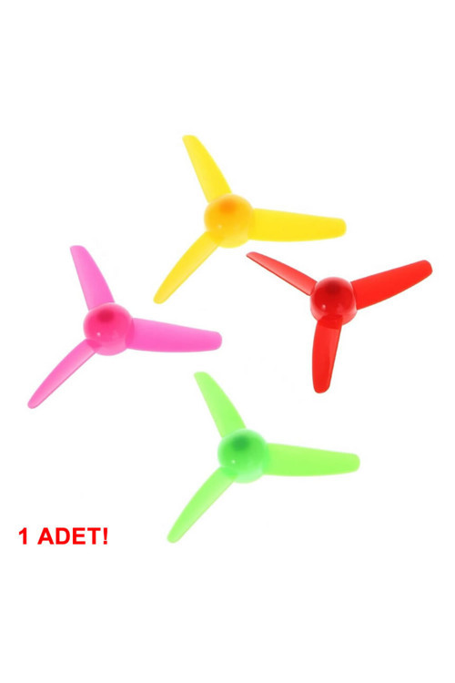 80Mm Pervane 3 Kanat Oyuncak Rüzgar Gülü Kürek Botu Motor Rc Dıy