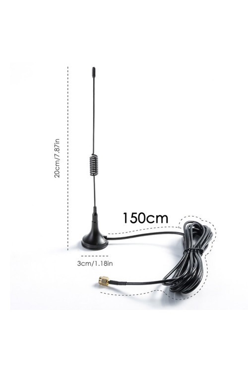 315Mhz Dış Mekan Anten Sma Erkek 1.5 Metre Kablo 3Dbi 50Ohm 700M