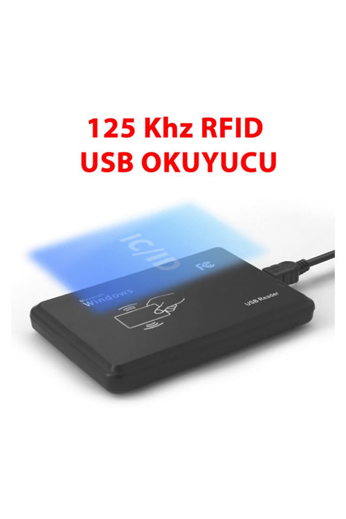 Em4100 Usb Rfid Okuyucu Proximity Kart Personel Stok Takip