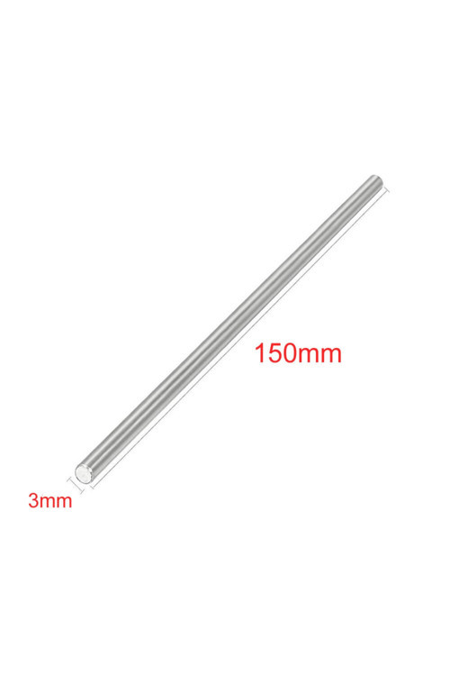 3Mm X 150Mm Metal Mil Çelik Çubuk Aks Oyuncak Rc Araba Robot