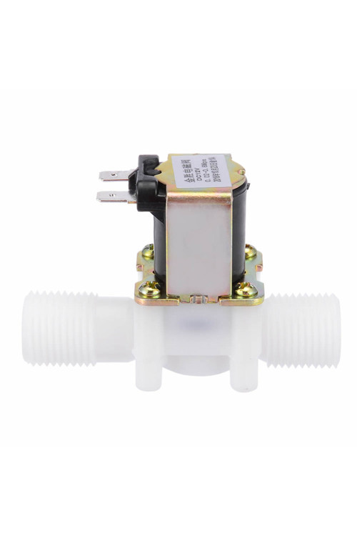 12V Plastik Solenoid Valf Nc Elektrikli Manyetik Su Akış Vanası Kontrol Bahçe Sulama Çamaşır