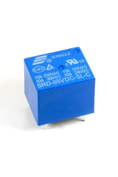 Songle 250V 10A Srd-05Vdc-Sl-C 5V Dc Röle 5 Pin Pcb Montaj Tip 220V No Nc Güç Rölesi Spdt
