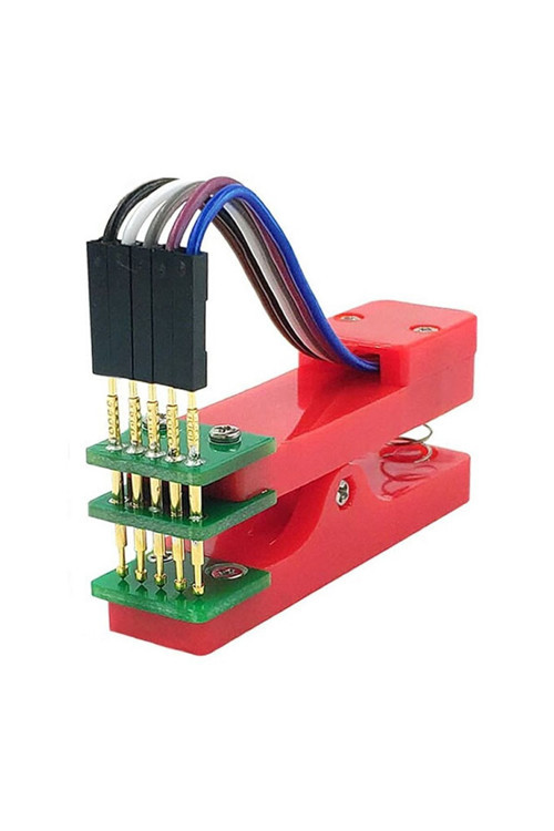 5 Pin Programlama Aparatı 2.54Mm Pogo Pin Yaylı Mandal Klips Seri Üretim Entegre Arm