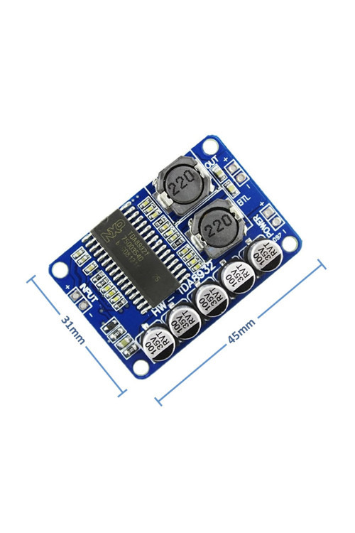 Tda8932 35W Mono Dijital Ses Yükseltici Amfi Dc 12V-36V Tek Kanal Class D Müzik Kuvvetlendirici