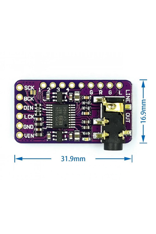 Pcm5102A Dac Modül Iıs Ses Kartı Müzik Üretici Dijital Analog Dönüştürücü Raspberry Pi Esp32