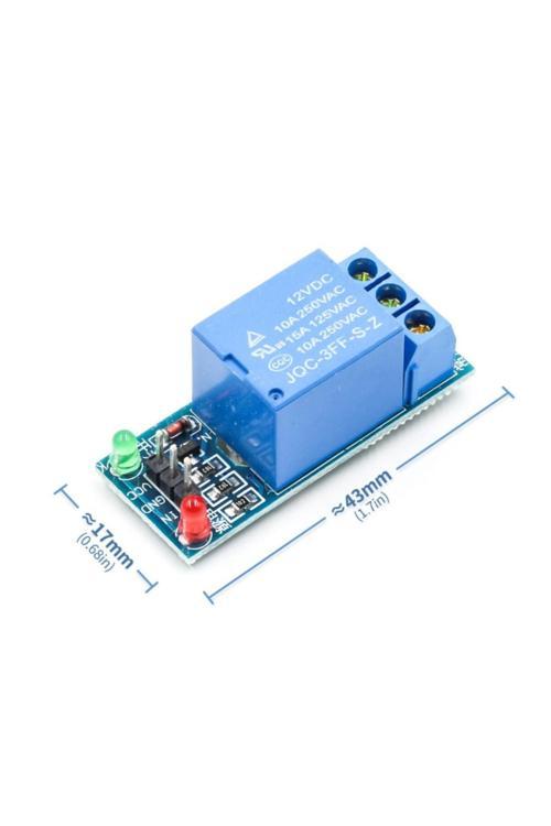1 Kanal 12V Röle Modül Ac 250V 10A Arduino