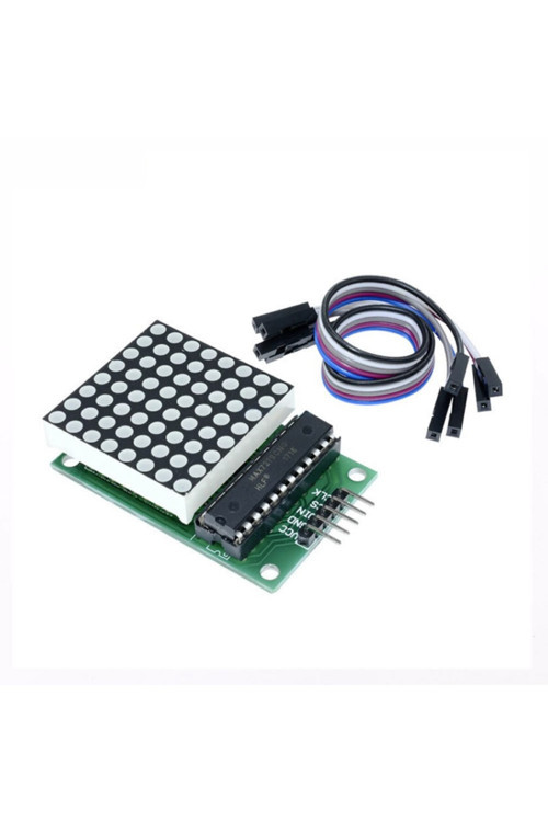 Max7219 Nokta Led Matris Modül Dot Matrix 5V Ortak Katot 8X8 64 Nokta Led Ekran Saat