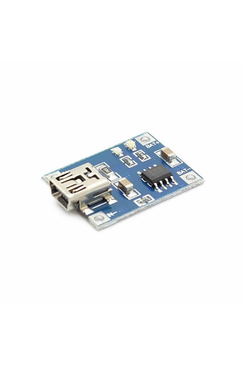 Lityum Pil 18650 Şarj Devresi Tp4056 1A Li-Ion Mini Usb Soket Yeni