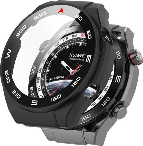 Huawei Watch Ultimate Kılıf Clear Premium Slim WatchBand Siyah