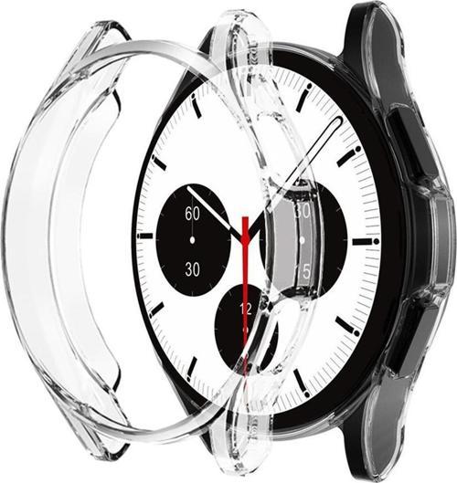Samsung Galaxy Watch 4 Classic 46mm Kılıf 360 Full Round Soft Silicone Şeffaf