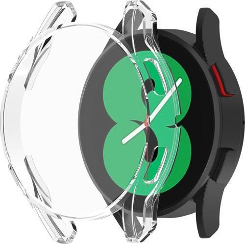 Samsung Galaxy Watch 4 44mm Kılıf 360 Full Round Soft Silicone Şeffaf