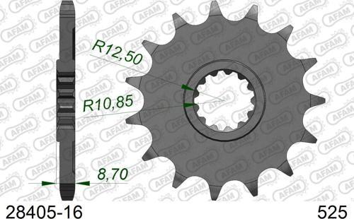 KAWASAKI ZX-9R ÇELİK ÖN DİŞLİ #525