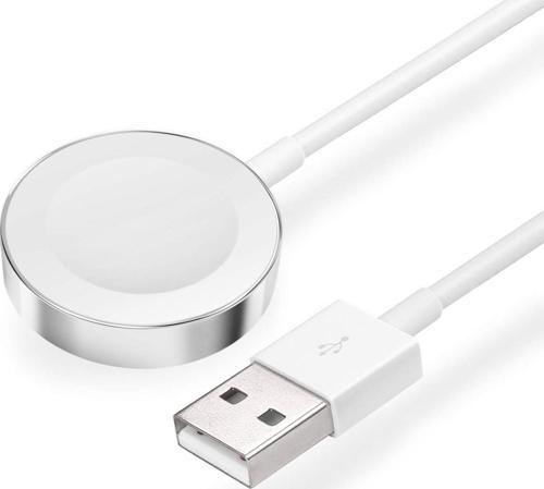 Apple Watch Series 9 41mm Masaüstü Manyetik Şarj Cihazı Beyaz