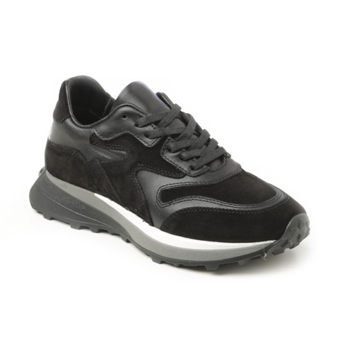 Kadın Sneaker ( Günlük) RD-5241 JOHN MAY SÜET SİYAH/DERİ SİYAH