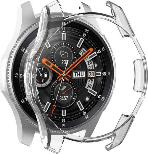 Samsung Galaxy Watch 46mm Kılıf 360 Full Round Soft Silicone Şeffaf
