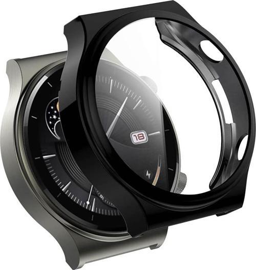 Huawei Watch GT2 Pro Kılıf 360 Full Round Soft Silicone Siyah