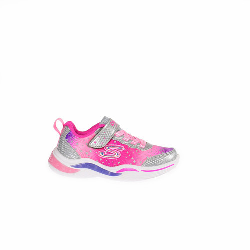 Kız Çocuk Sneaker ( Günlük) 20335L SLPK Skechers Power Petals-Paınted Daısy Gümüş/Pembe