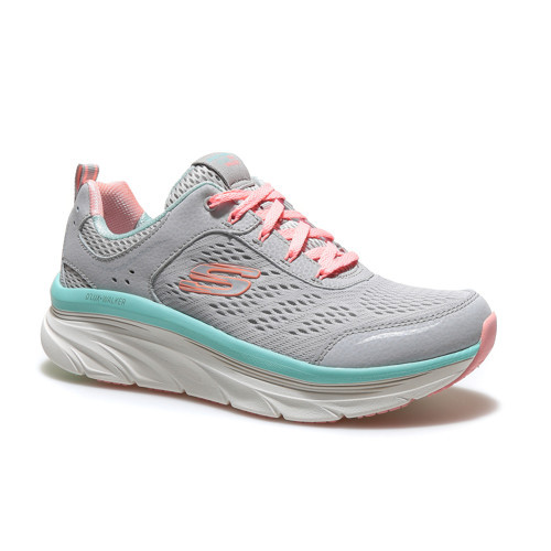 Kadın Sneaker ( Günlük) 149023 GYCL Skechers D'Lux Walker-Infınıte Motıon Gri/Mercan