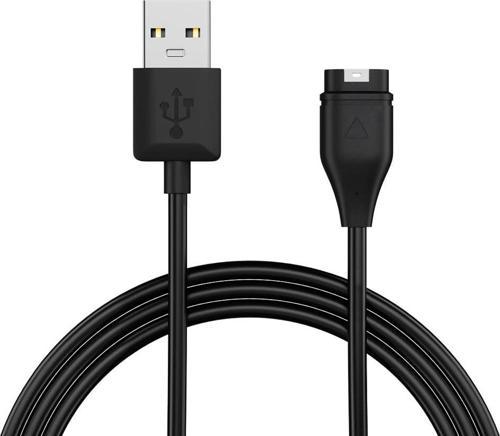 Garmin Quatix 6 Manyetik USB Şarj Kablosu Siyah