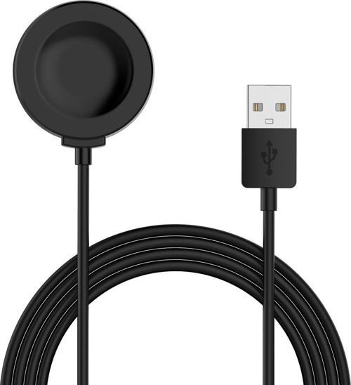 Huawei Watch GT3 46mm Manyetik USB Şarj Kablosu Siyah