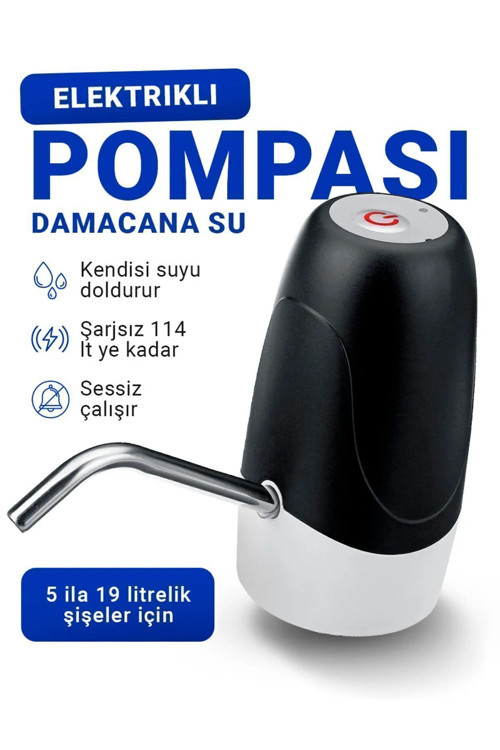 Şarjlı Otomatik Damacana Su Pompası Tek Motorlu (BPA IÇERMEZ ,CE BELGELİDİR)