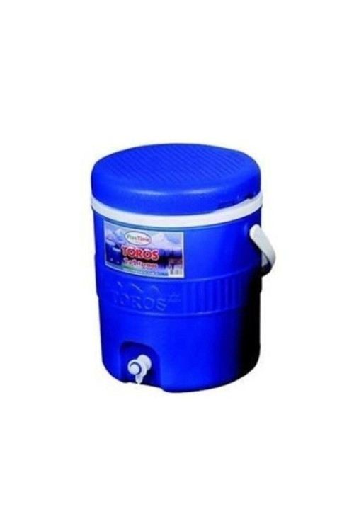 6 Litre Musluklu Mavi Soğuk Su Termosu