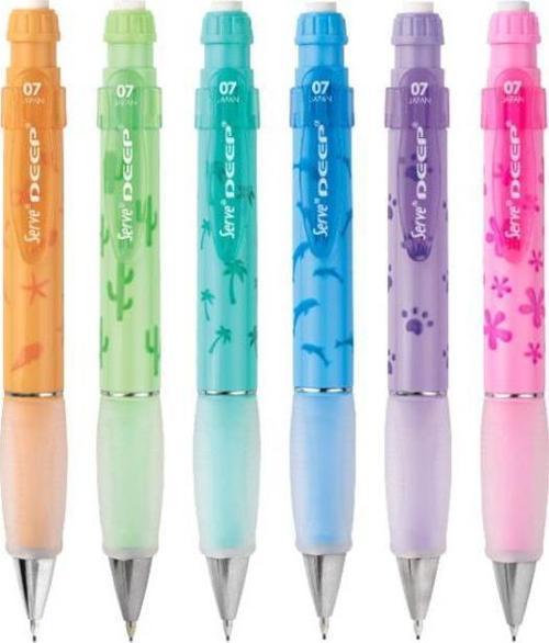 Deep Mekanik Uçlu Kalem 6'lı Set 0.7 mm